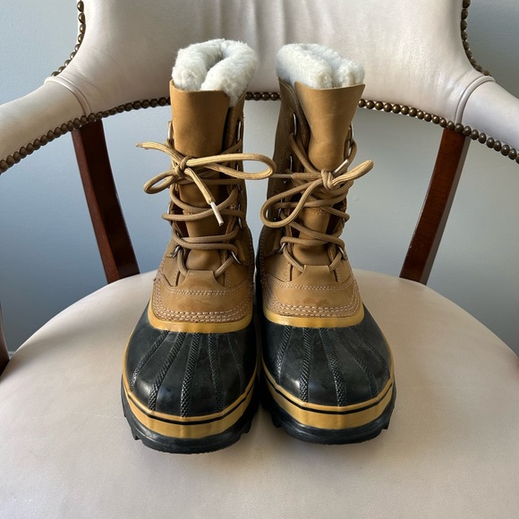 Sorel brown waterproof Caribou winter boots - Picture 2 of 6